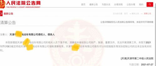 风雨二十三载终落幕 天津一老牌电动车厂的破产清算与技术转让困局